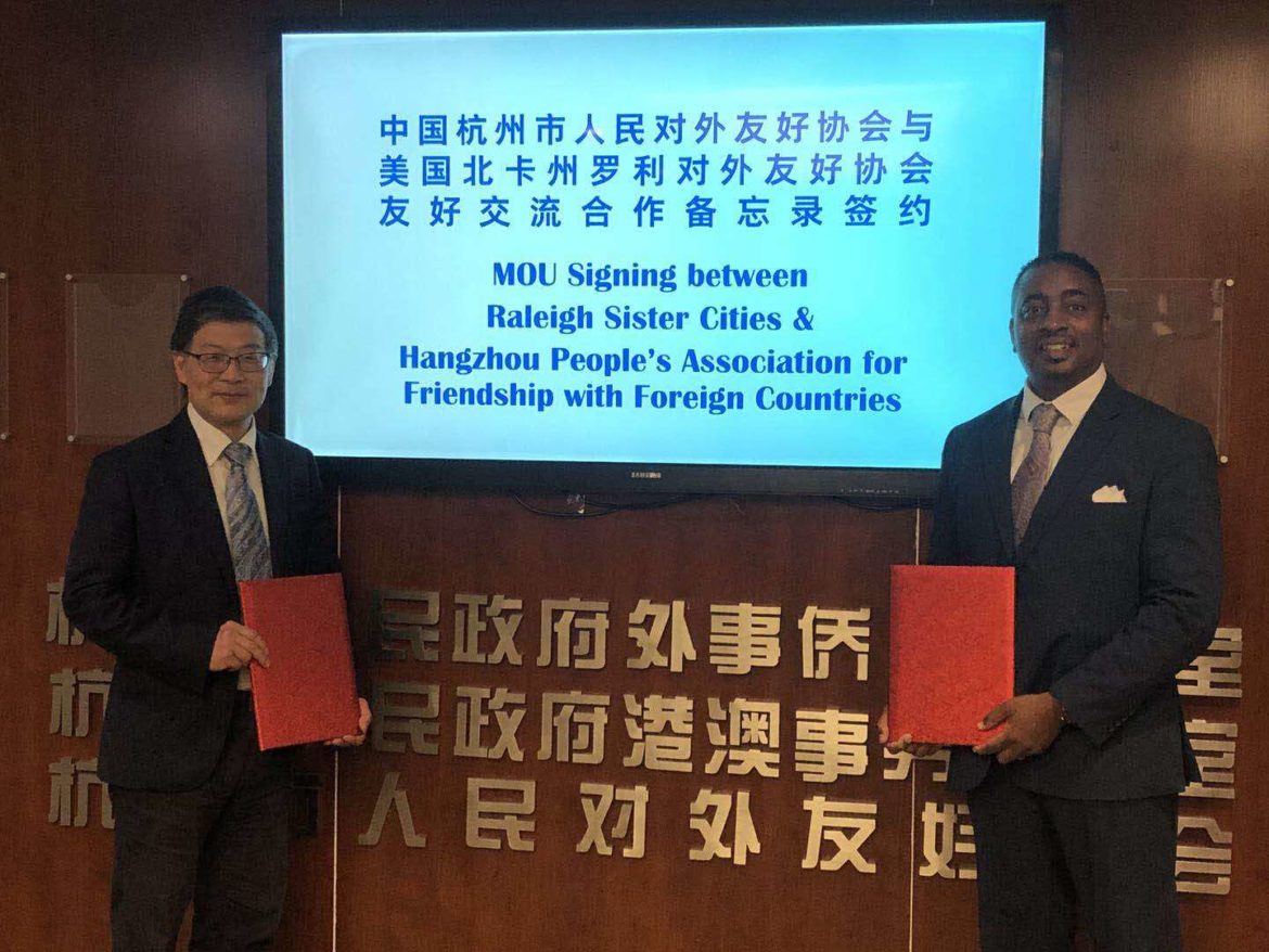 Raleigh and Hangzhou April 2019
